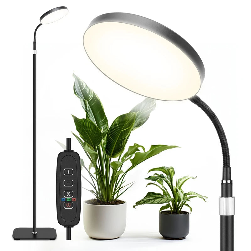 Plant Grow Light, LED Full Spectrum for Indoor Plants with Brightness Settings