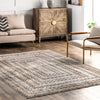 Carley Machine Washable Geometric Area Rug 5'x8'