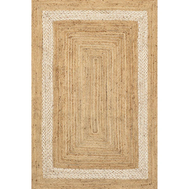 Louisa Jute Bordered Area Rug 8'x10'
