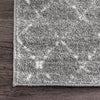 Blythe Modern Moroccan Trellis Dark Gray Area Rug