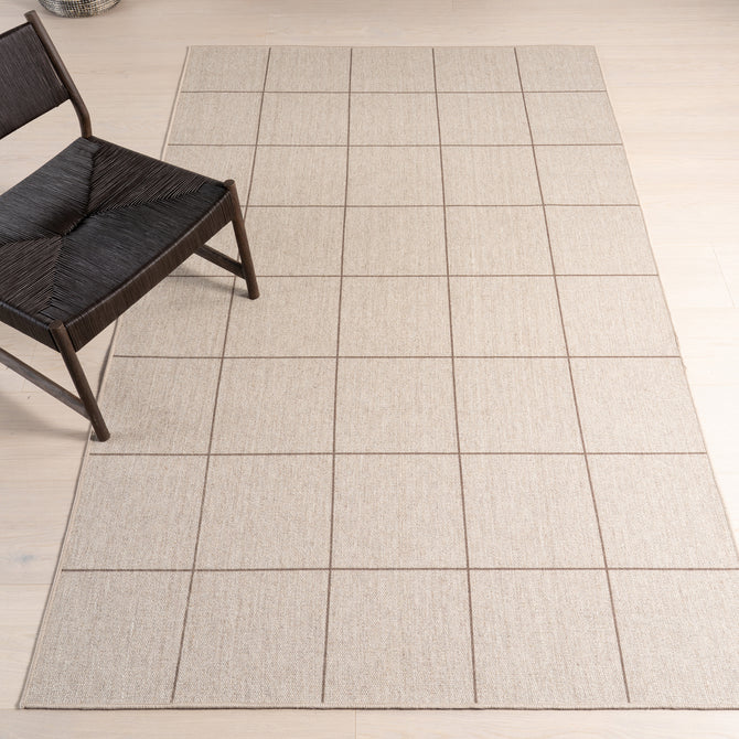 Calandra Checkered Machine Washable Area Rug 4x6