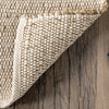 Elfriede Farmhouse Jute Blend Area Rug