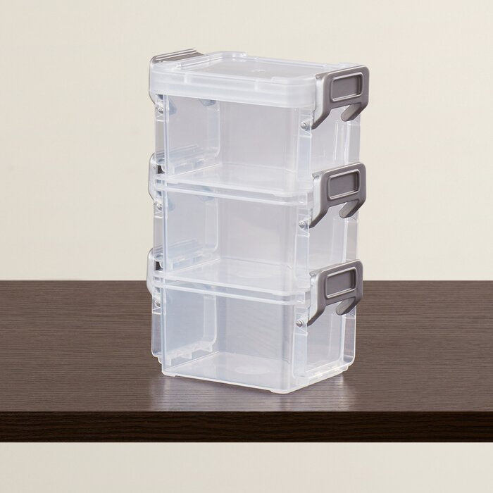 0.38 qt Plastic Storage Tote (Set of 3)