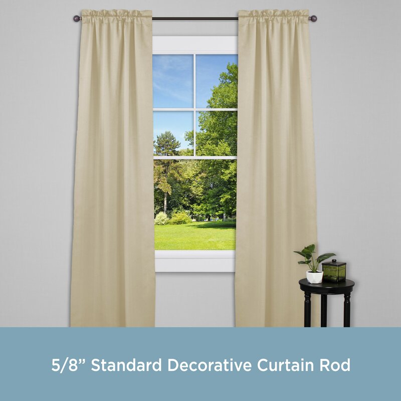 0.63" Single Curtain Rod B71-DS105