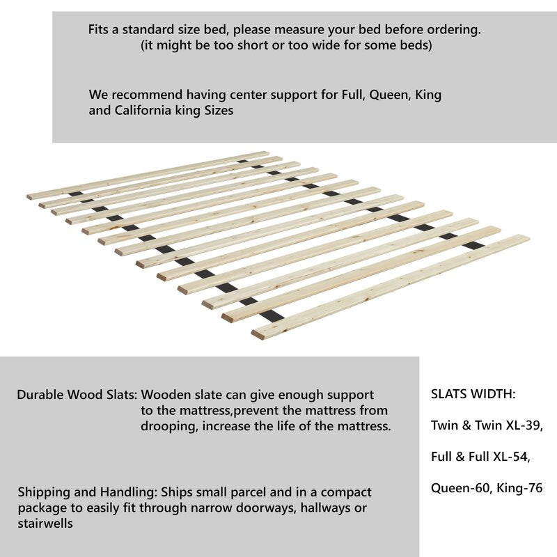 Queen 0.75" Wood Bunkie Board MG286