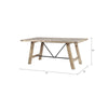 Maiorano Solid Wood Dining Table (#K5173)
