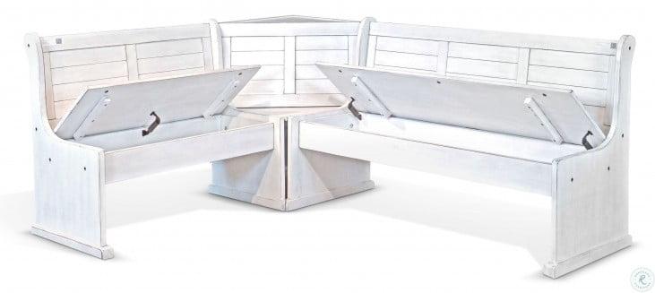 Bayside White Large Bench K7314