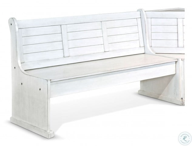 Bayside White Large Bench K7314