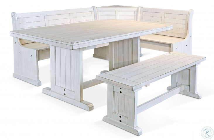 Bayside White Large Bench K7314