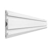 2-Piece 48-in Light Gray Composite Multipurpose Storage Rail System