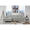 Modern Large Linen Fabric Sectional Sofa, L-Shape Couch with Extra Wide Chaise Lounge (Beige)