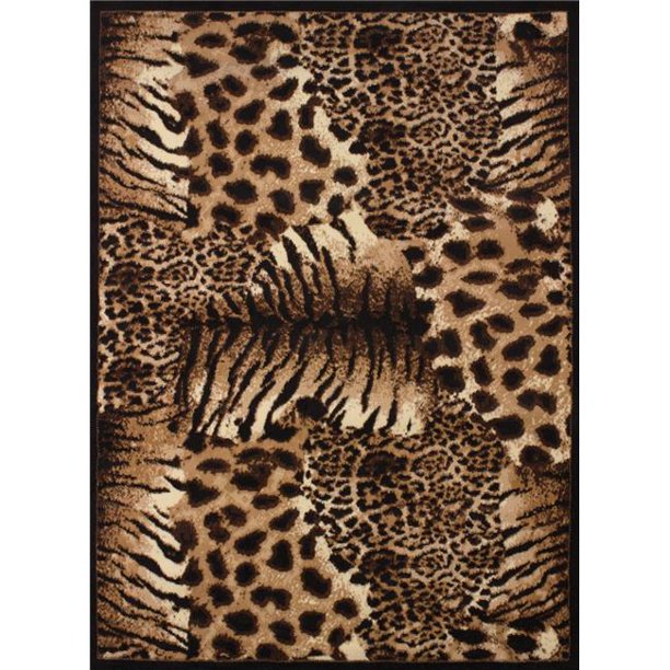 5 ft. 3 in. x 7 ft. 2 in. Legends Painted Skins Area Rug&#44; Multicolor KRUG254-P8