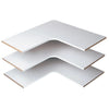 Easy Track 30-in W x 14-in D White Wood Closet Corner Shelf KB1065-A5-B1-P2