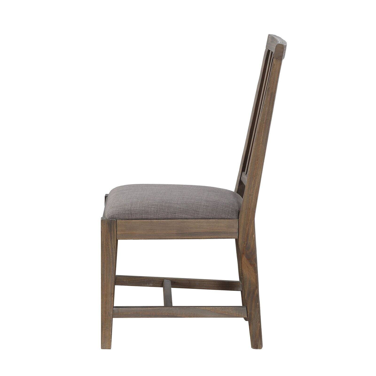 Autumn Slat Back Upholstered Dining Chair - Set of 2