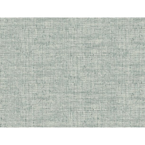 20 Ft x 27 In Papyrus Weave Peel and Stick Wallpaper Blue