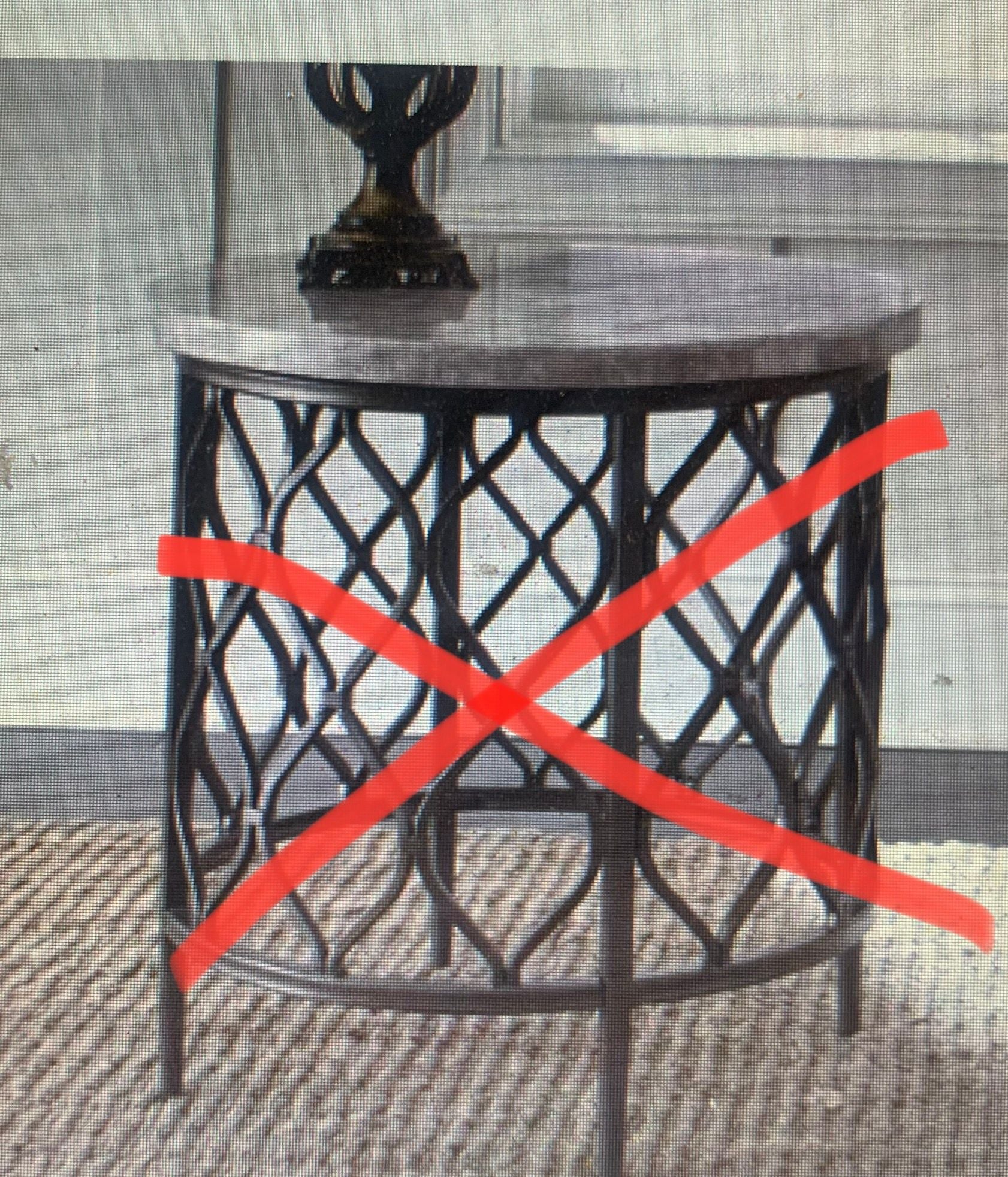 Akbar 24'' Tall End Table (Top ONLY)