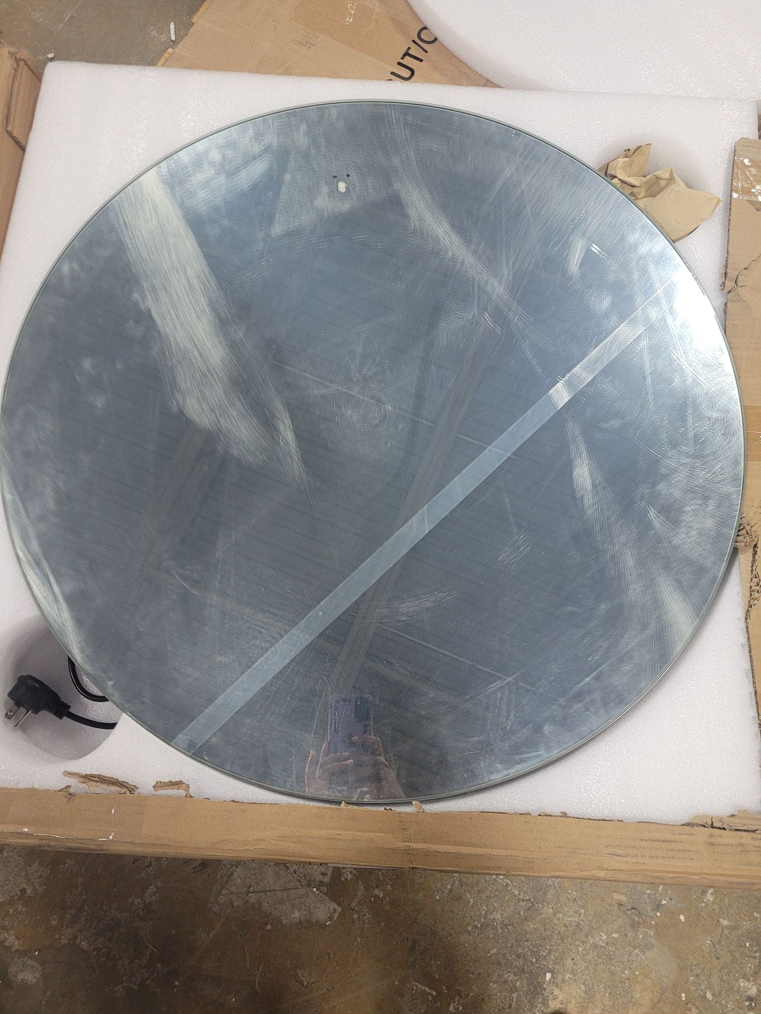 30" x 30" Motion Sensor Modern & Contemporary Frameless Lighted Bathroom / Vanity Mirror