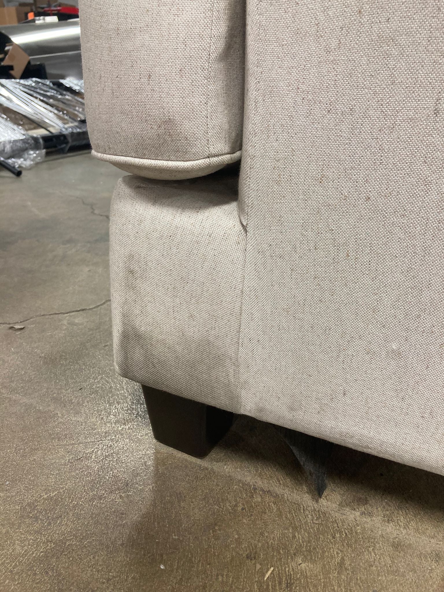 Beverly 62" Recessed  Arm Loveseat with Reversible Cushions