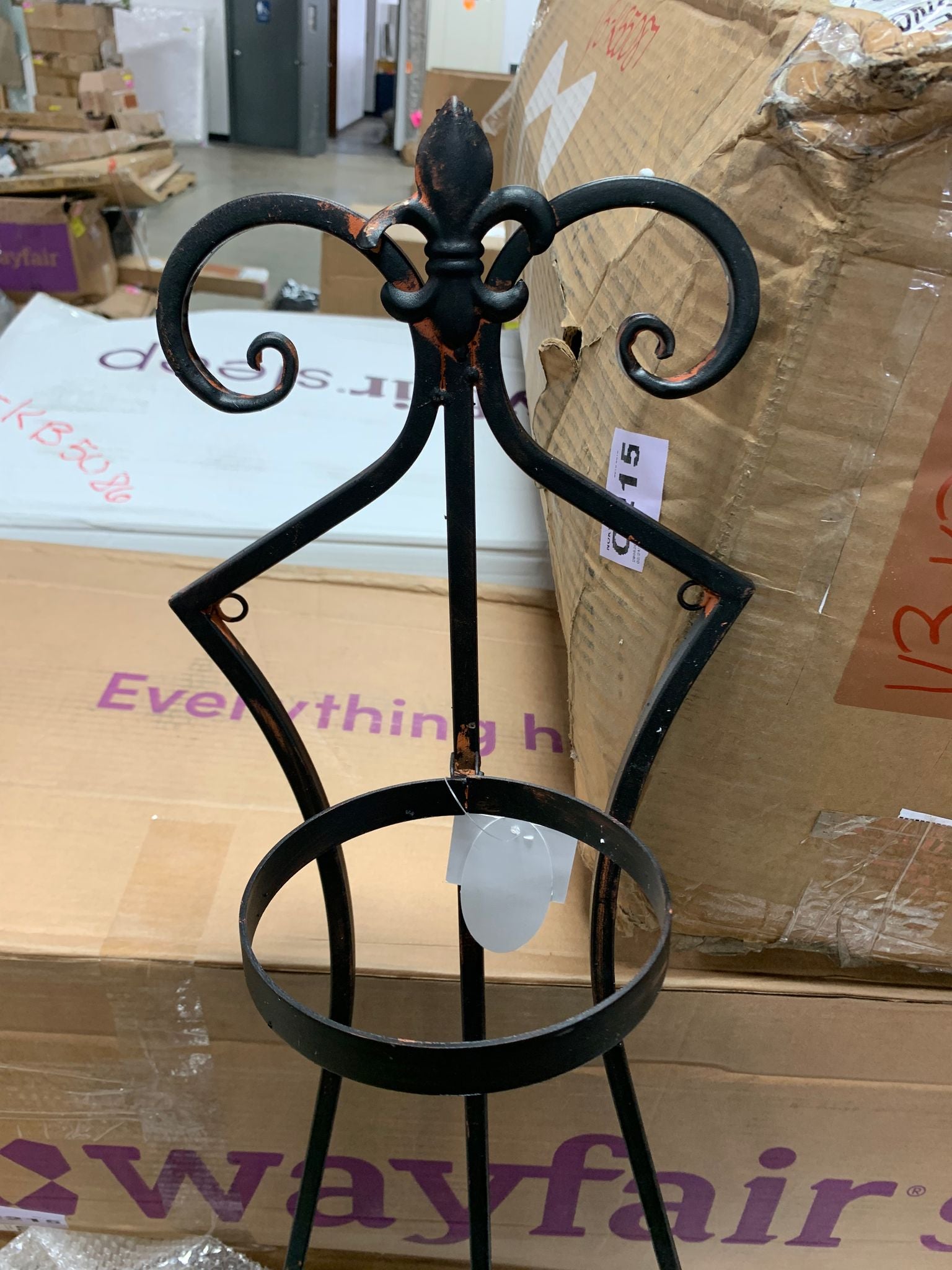 25" H x 10" W x 6" D Iron Tabletop Wall Sconce Holder (SET OF 4)