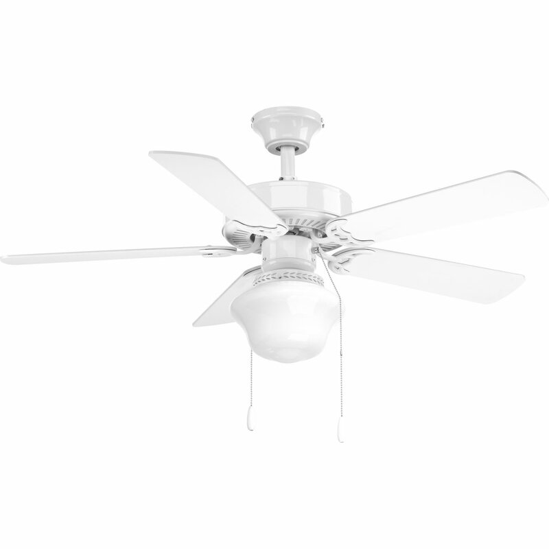 1-Light Ceiling Fan Schoolhouse Light Kit KB549