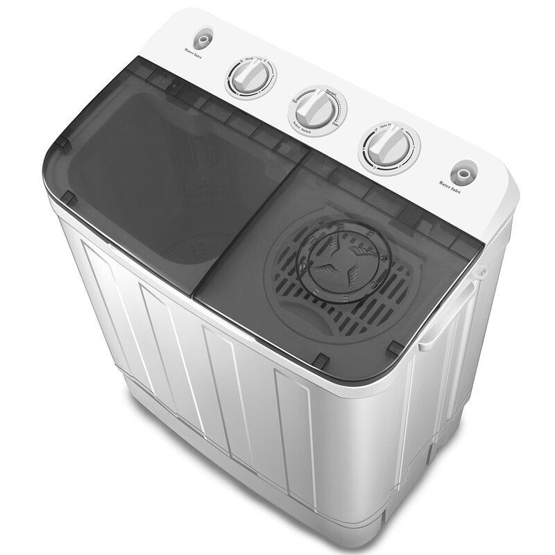 1.85 cu. ft. High Efficiency Portable Washer and Dryer Combo in Gray pc400