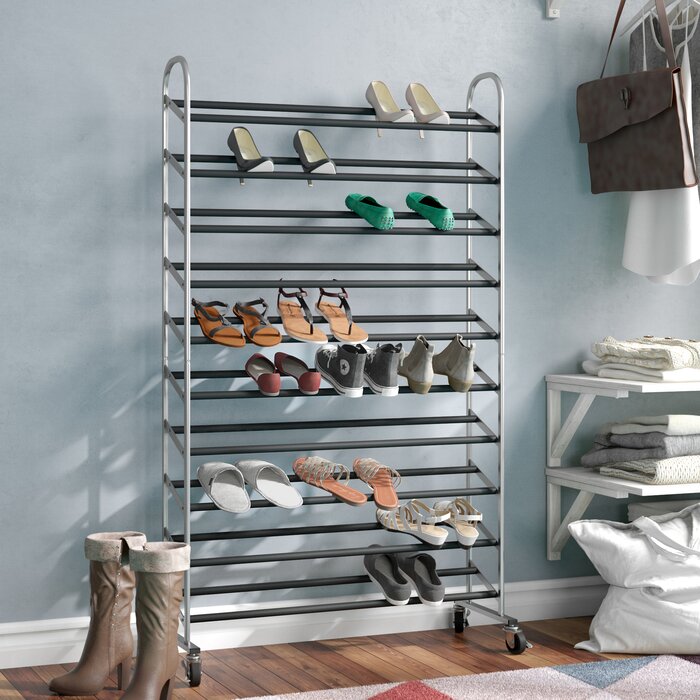 10-Tier 50 Pair Shoe Rack