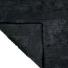 Black 100% Cotton Reversible Bath Rug