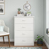 Mainstays Classic 4 Drawer Dresser, White TTR380