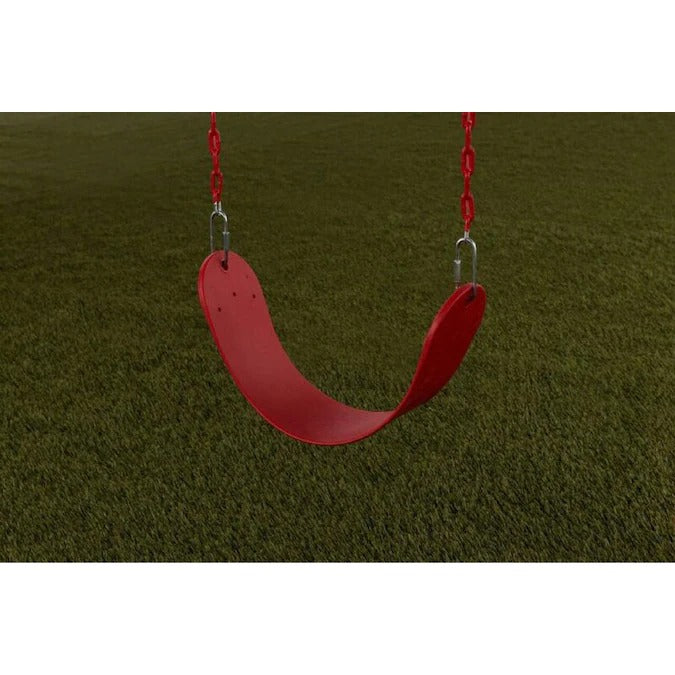 Creative Cedar Designs Red Plastic and Metal Belt Swing