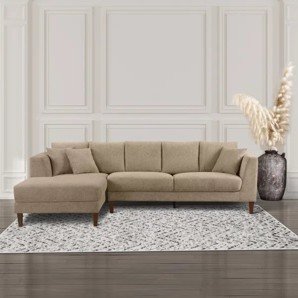 107.8'' Wide Sofa & Chaise left hand facing (2 BOXES)
