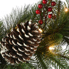 108'' in. Lighted Faux Garland