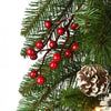108'' in. Lighted Faux Garland
