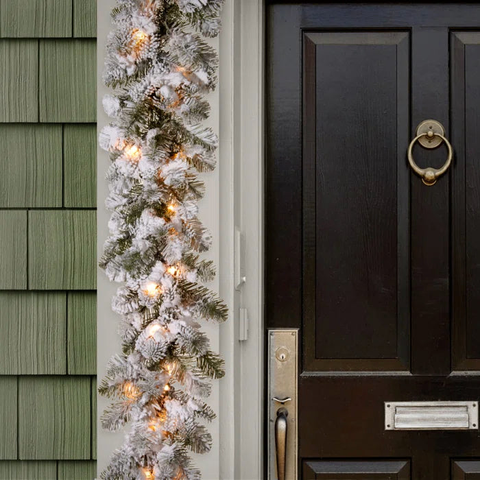 108'' In. Lighted Faux Pine Garland