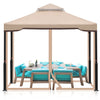 10 Ft. W X 10 Ft. D Metal Patio Gazebo