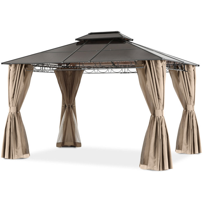10 Ft. W x 10 Ft. D Metal Patio Gazebo