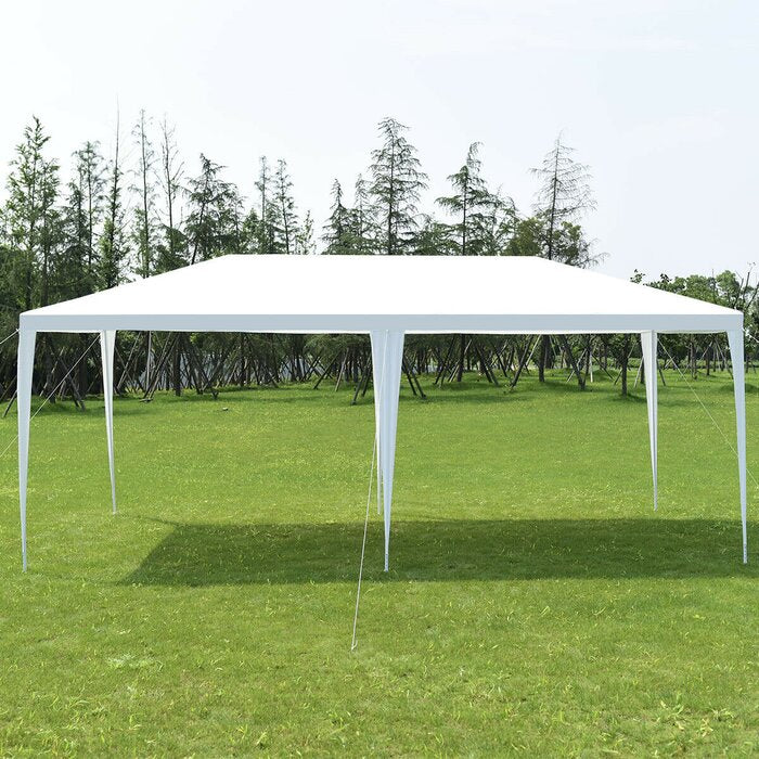 10' x 20' Steel Pop-Up Canopy, White (#K5603)