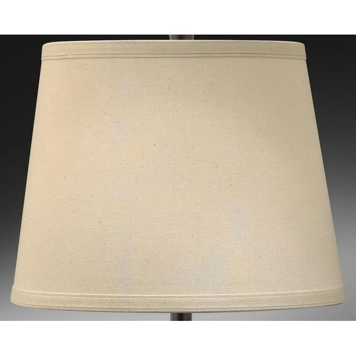 10'' H x 13'' W Linen Drum Lamp Shade ( Spider ) in Light Beige (Set of 2)