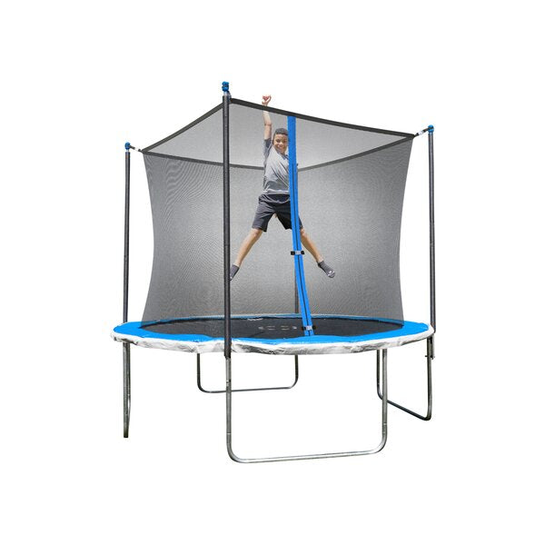 10' Round Backyard Trampoline with Safety Enclosure pt759