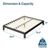10'' Steel QUEEN bed frame VB477