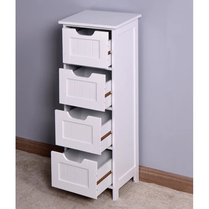 11.8'' W x 32.3'' H x 11.8'' D Free-Standing Bathroom Cabinet
