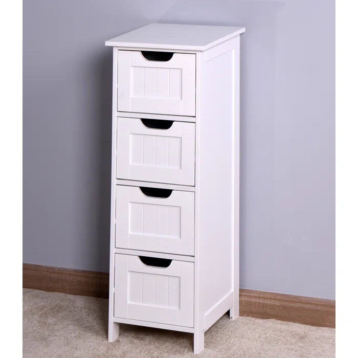 11.8'' W x 32.3'' H x 11.8'' D Free-Standing Bathroom Cabinet