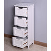 11.8'' W x 32.3'' H x 11.8'' D Free-Standing Bathroom Cabinet