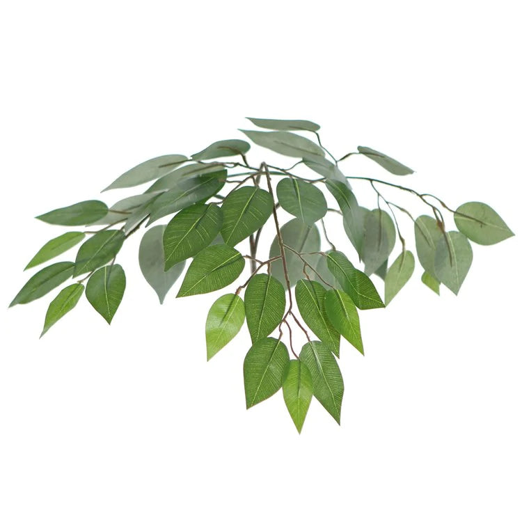 4' Artificial Ficus in Square Willow Container