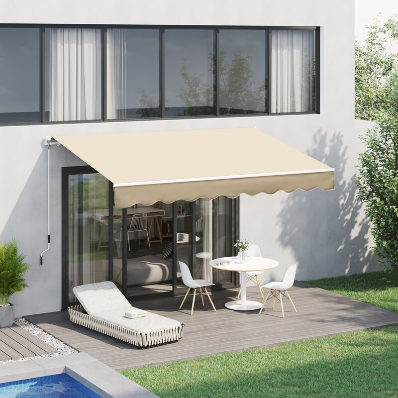 118" W x 99'' D Slope Patio Awning KB330