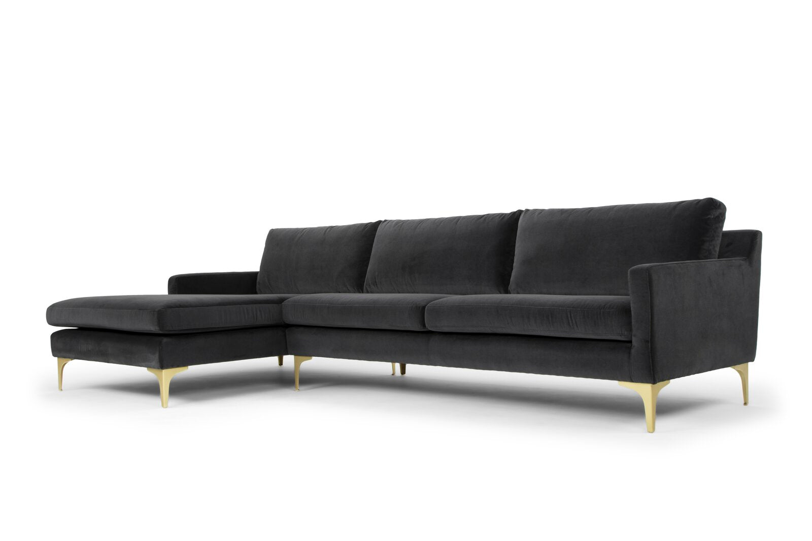 119" Wide Velvet CHAISE ONLY  PC164