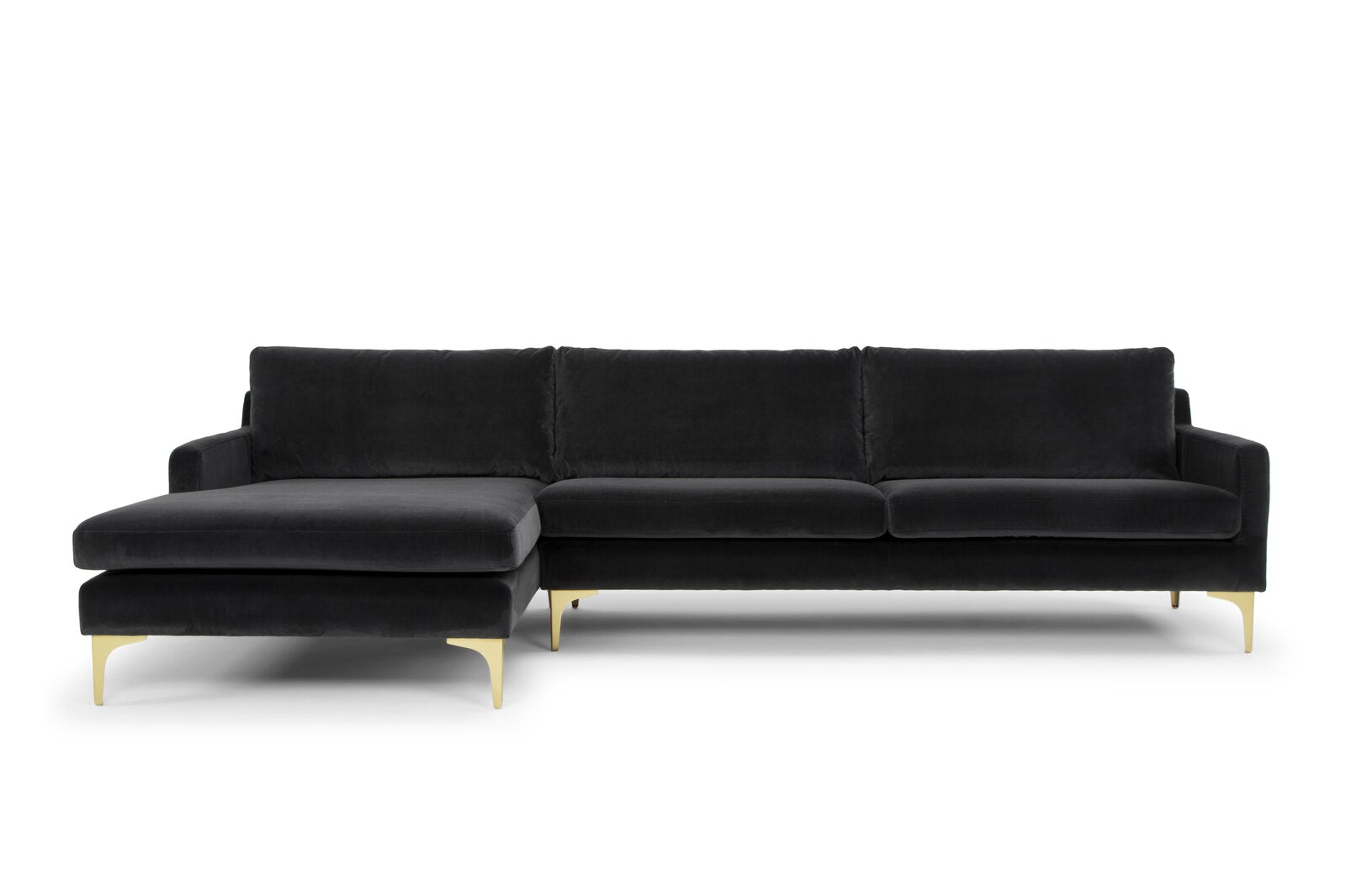 119" Wide Velvet CHAISE ONLY  PC164
