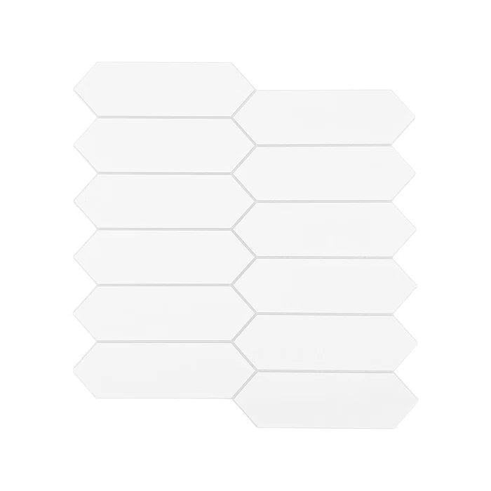 11" x 12" Stone Composite Peel & Stick Mosaic Tile, (10 Pack)
