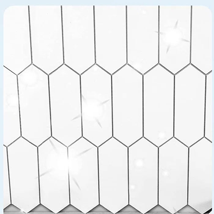 11" x 12" Stone Composite Peel & Stick Mosaic Tile, (10 Pack)