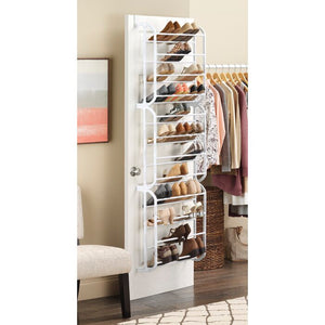 12 Tier 36 Pair Overdoor Shoe Organizer (#817)