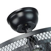 12.2'' Elyja 8 - Blade Caged Ceiling Fan with Remote Control and Light Kit Included